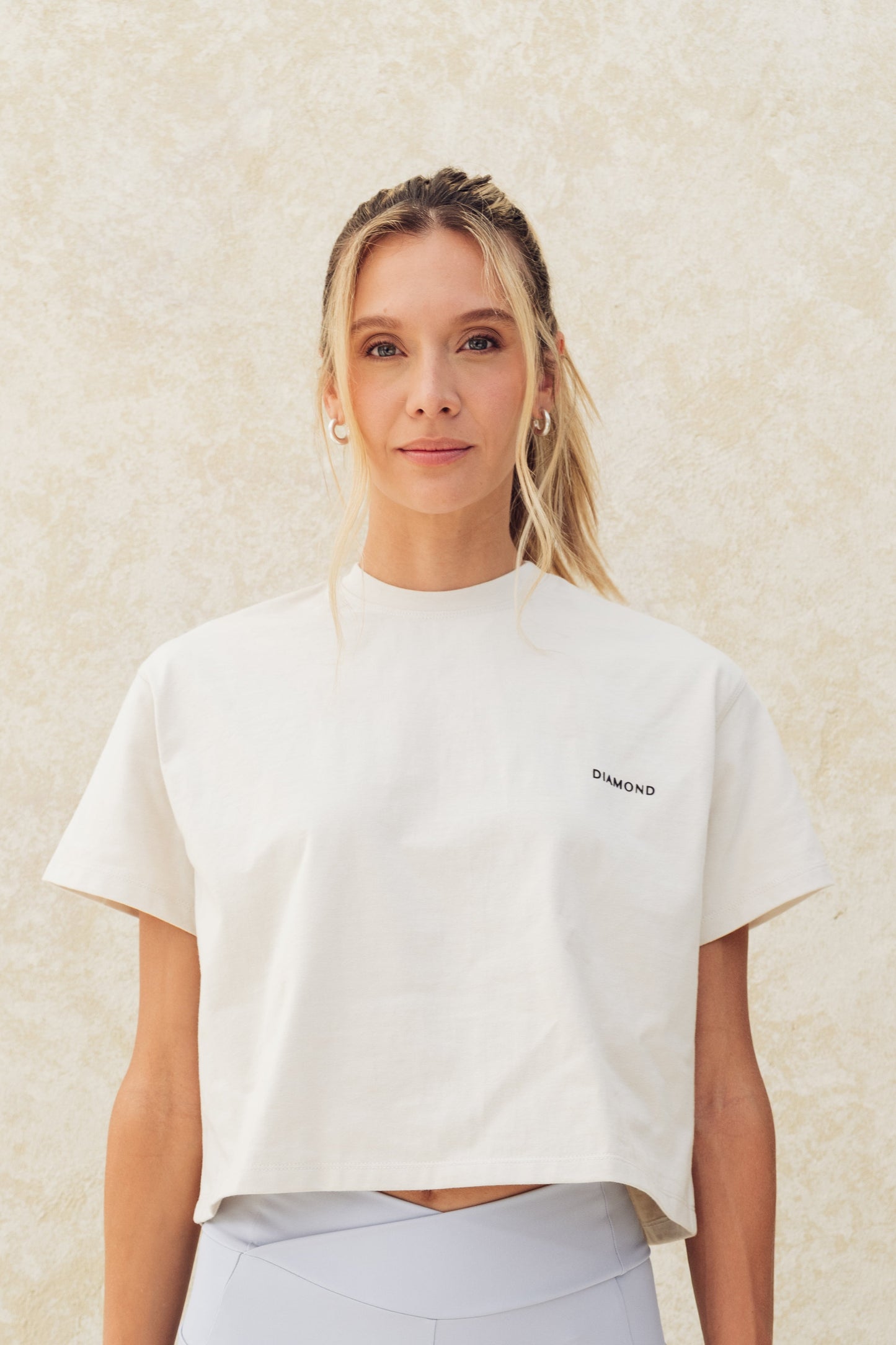 T-SHIRT OVERSIZE CROP GREY