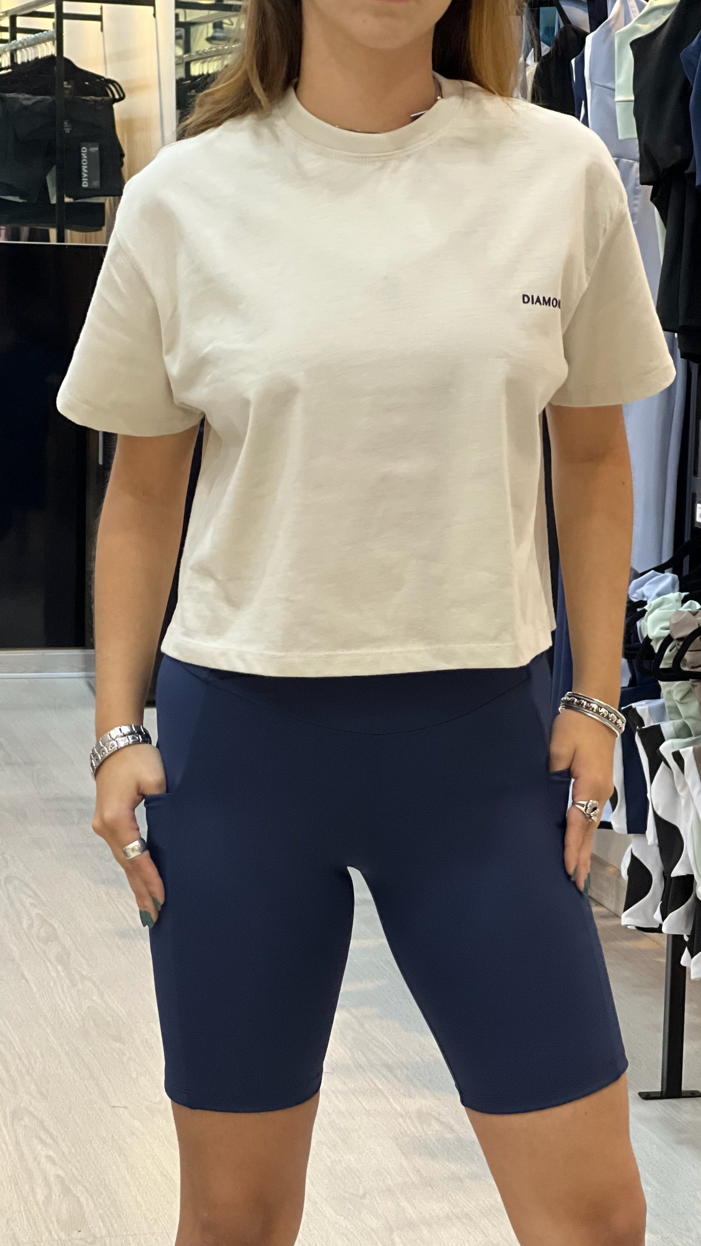 T-SHIRT OVERSIZE CROP BEIGE